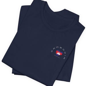 Cambodia Country Angkor Wat Unisex Lightweight Soft Jersey Short Sleeve Tee, Khmer Shirt, Cambodian Shirt, Cambodian Art, Khmer