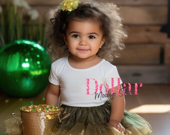 St Patricks Day Mockup t shirt Baby mockup Toddler Mockup St Patty Day t shirt Mockups Kids t shirt mockup Kelly Green Mockup Kids St Patty
