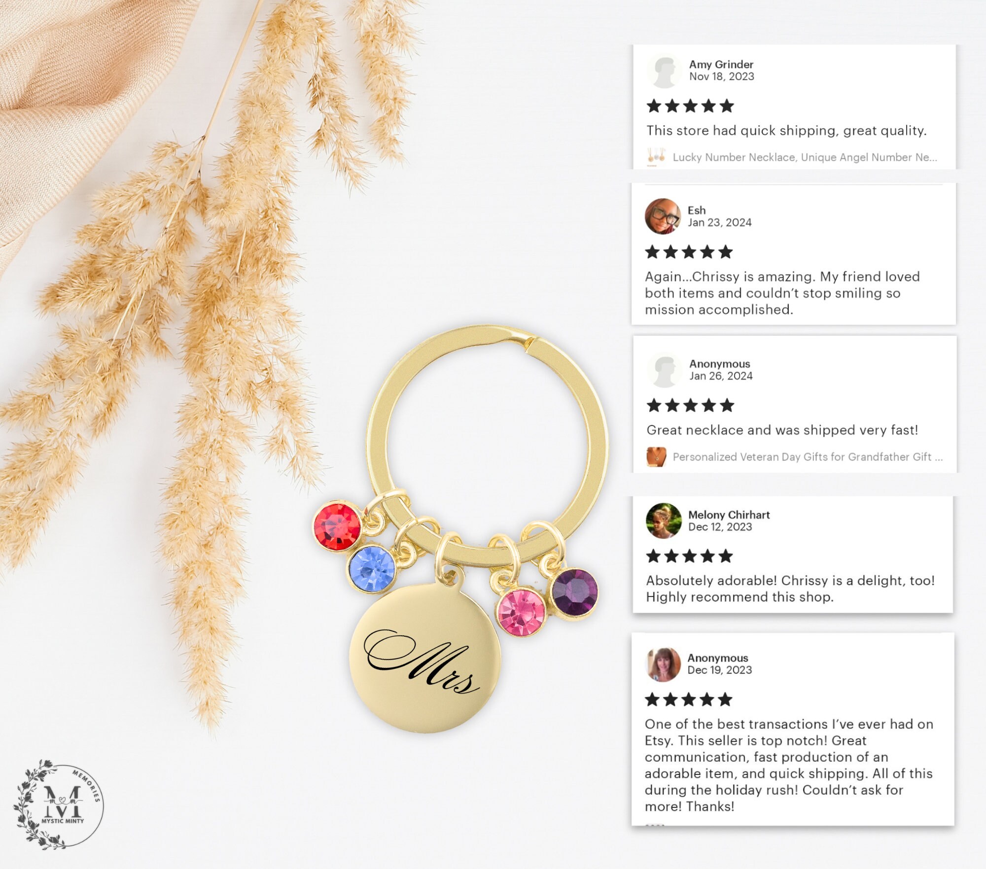 Gift Mr. And Mrs. Personalized Engraved Key Chain For Wedding