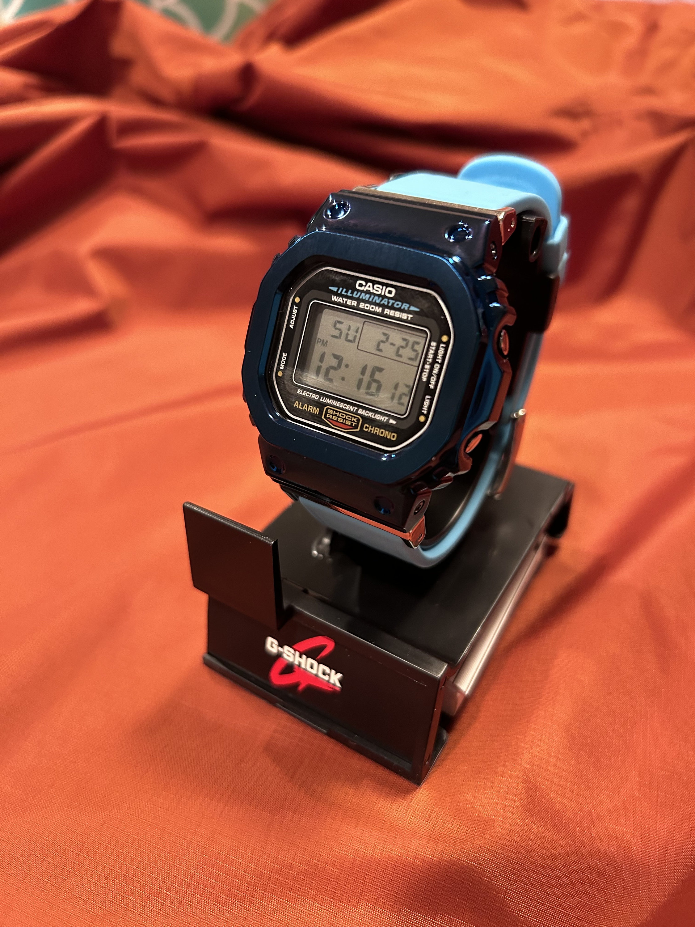 Blue n’ Silver Casio DW-5600 G-Shock