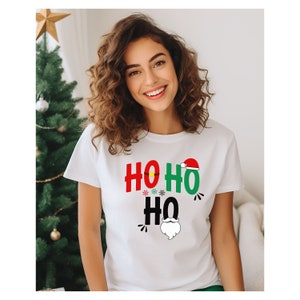 T-shirt de natal Ho Ho Ho - TenStickers