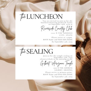 Tarjetas de invitación de boda SUD