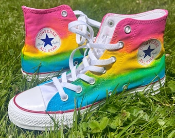 Rainbow Pride Converse High Tops