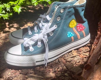 Mushroom Converse High Tops