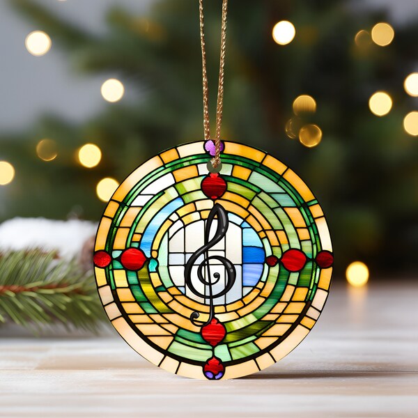 Musical Ornament, Musician Gift, Music Design, Music Teacher Gift, Choir Member, Music Accessory, Singer Gift, Musician Decor, Music Room