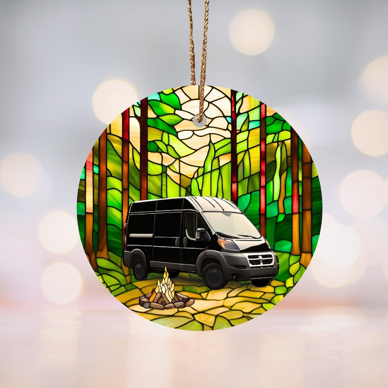 Van Life Ceramic Ornament