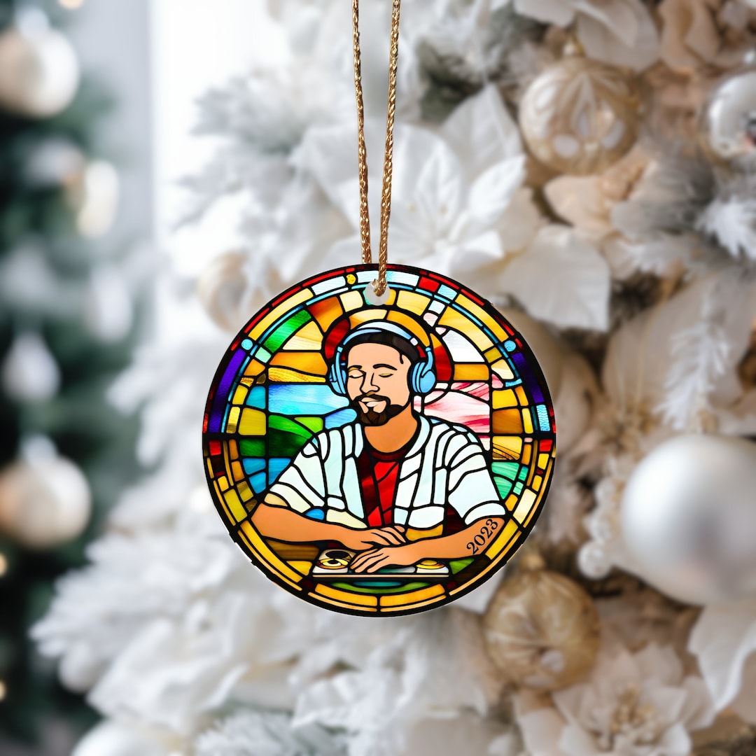 DJ 2023 Ornament, Dj Christmas Gift, Gift for a Dj, Turntablist