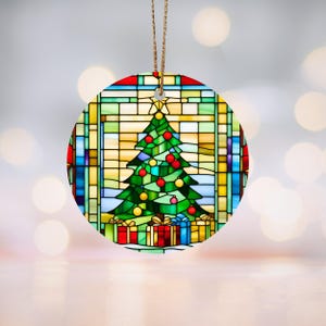 Christmas Tree Ornament, Holiday Gift Idea, Heirloom Keepsake, Ceramic Ornament, Holiday Decor, Tree Decoration, Gift Exchange