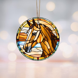 Horse Ornament, Country Western Christmas, Horse Gift, Horse Ornament, Horse Christmas Ornament, Heirloom Keepsake, Holiday Decor, Gift