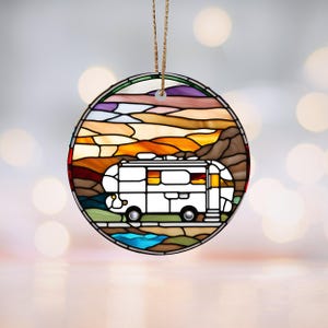 RV Life Ceramic Ornament, rv life gift, rv life ornament, rv life christmas, rv life decor, rv life Gift, rv life, towable rv, trailer