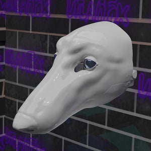 Greyhound Dog Fursuit Base STL in Ultra-Realistic Lifelike Style [Instant Download]