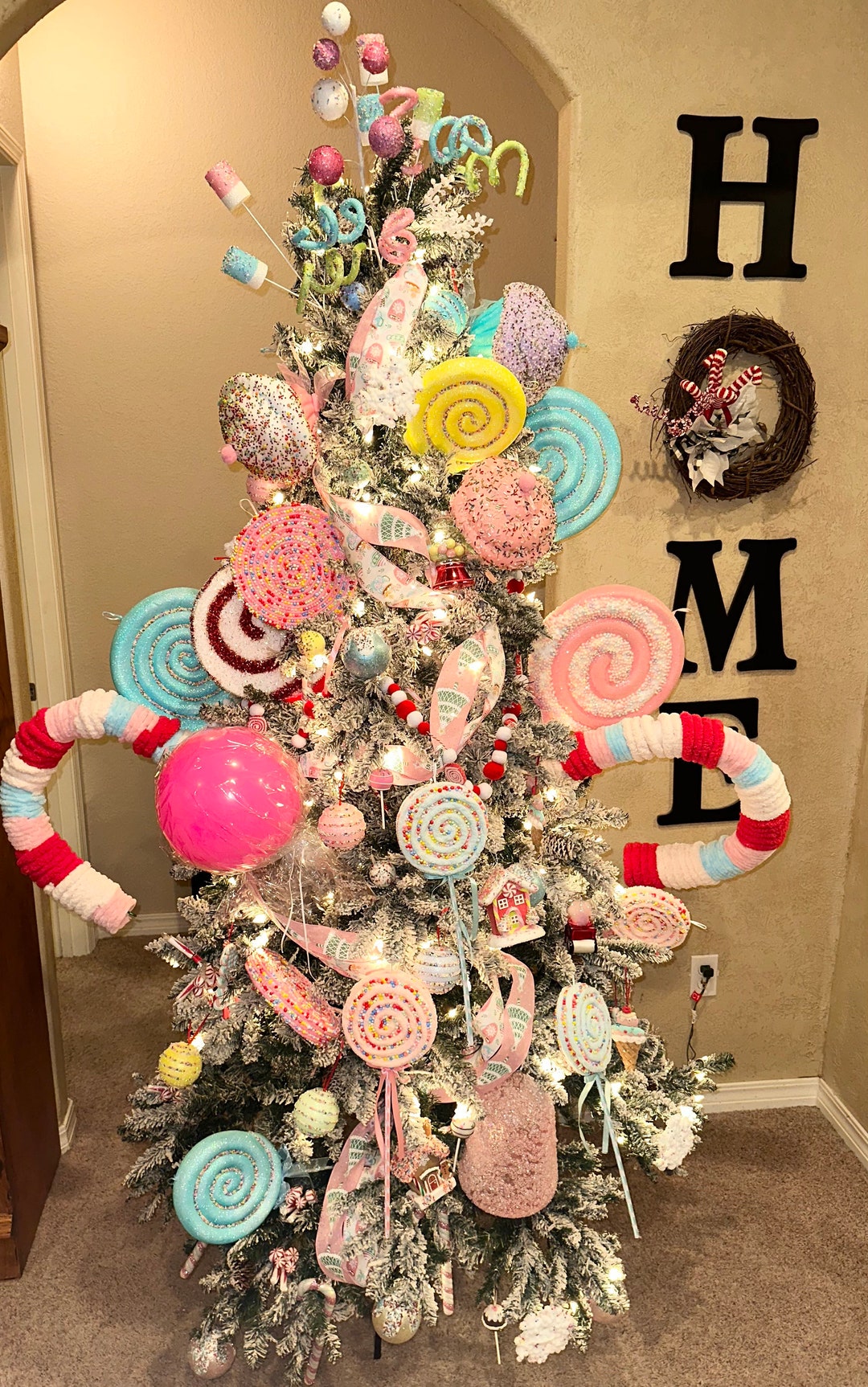 Kit sapin de Noël kit sapin de Noël Candy Land kit de Etsy France