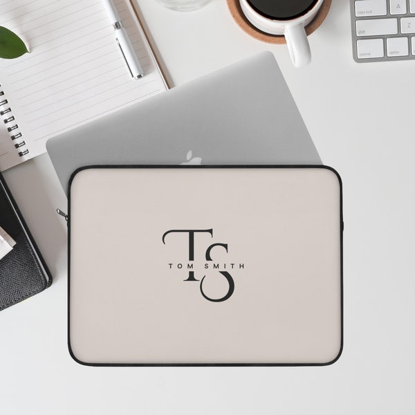 Personalized MacBook Case Custom Name Laptop Case MacBook Pro Sleeve MacBook Air Case Laptop Bag Gift Her Laptop Case Gift Him Laptop Bag