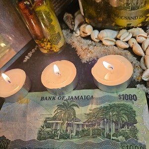 Aceite ritual de dinero real
