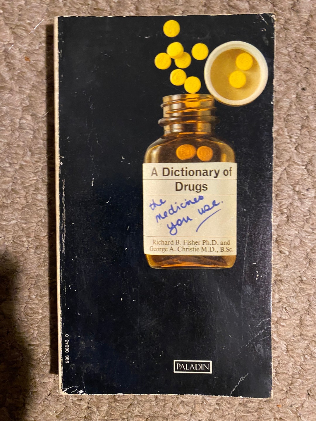 A Dictionary of Drugs by Fisher and Christie Paladin Paperback - Etsy