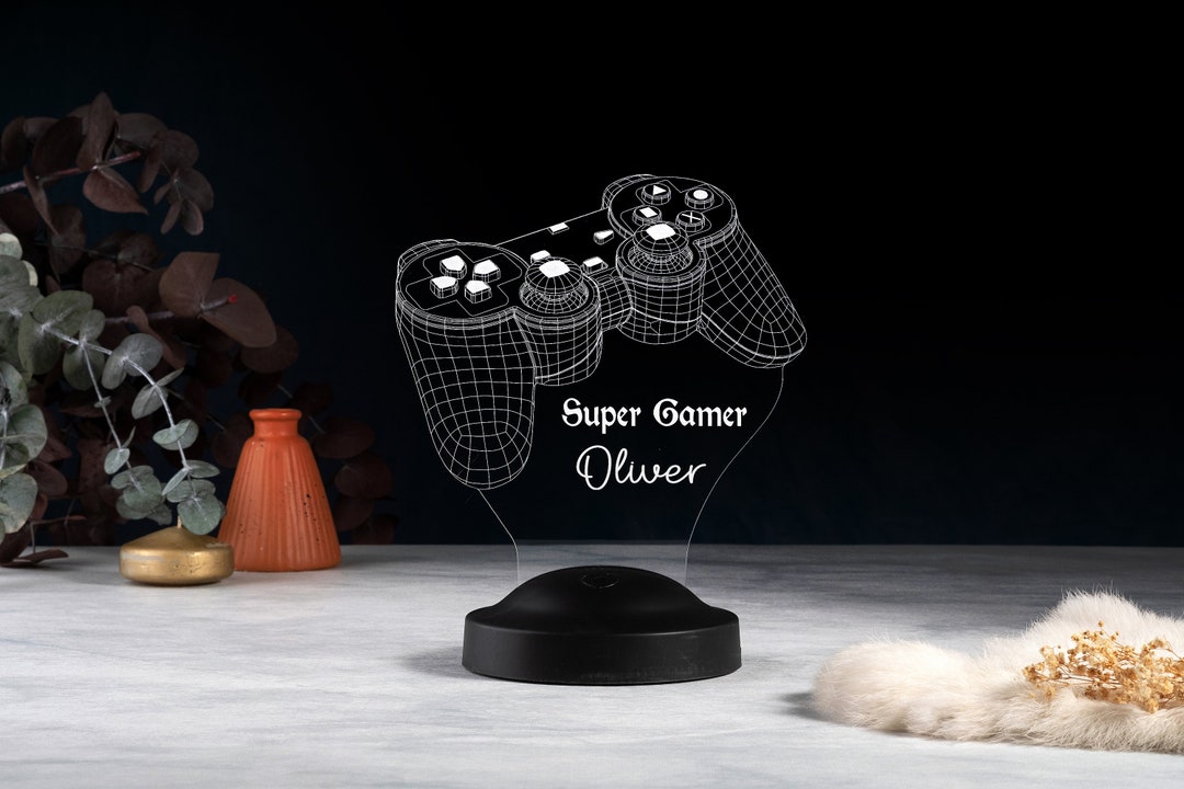 Custom Console Controller Night Light 3D Game Controller Led Etsy