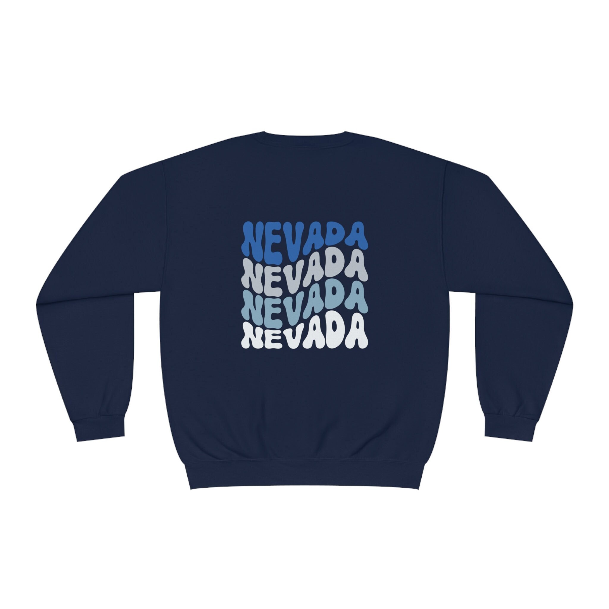 Nevada Crewneck, Warm Nevada Sweater, Trendy State Sweatshirt