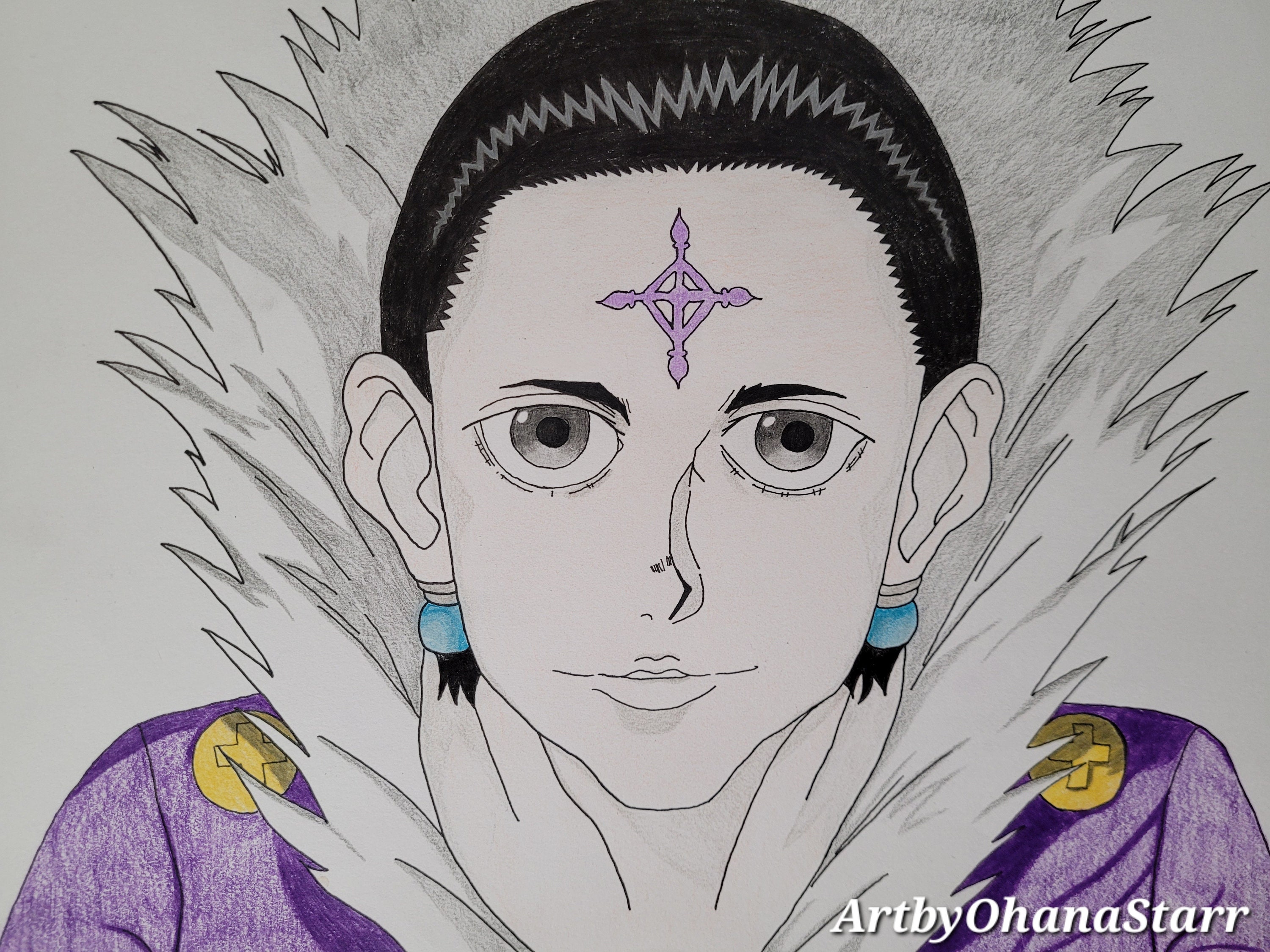 Poster World Chrollo Lucifer Hunter X Hunter Realistic Fan Art