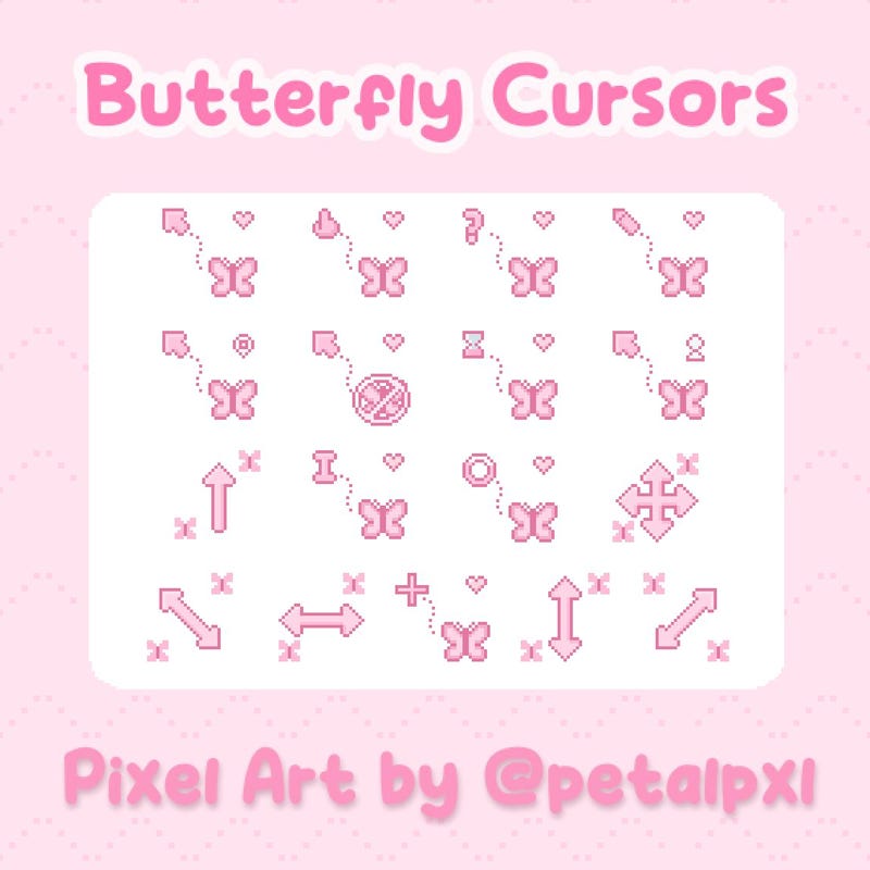 Mouse Cursor Set - Etsy