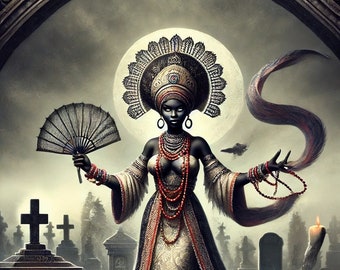 Maman Brigitte Divine Connection - The Vodou Loa of Death, Justice, and Healing