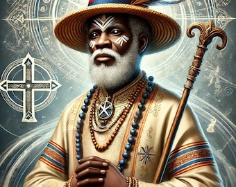 Papa Legba Divine Connection - The Vodou Loa of the Crossroads, Communication, and Gatekeeping