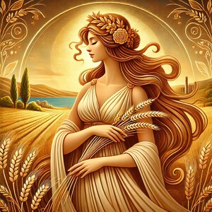 Demeter Divine Connection - The Greek Goddess of Harvest, Fertility, and Sacred Law
