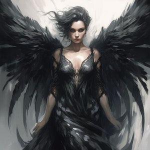 Dark Angel Shadow Envoy - Masters of Diplomatic Shadows / Custom Conjuration / Companion / Distant / Remote / Connection / Binding