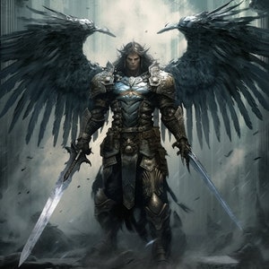 Dark Angel Obsidian Prince - Masters of Cosmic Shadows / Custom Conjuration / Companion / Distant / Remote / Connection / Binding