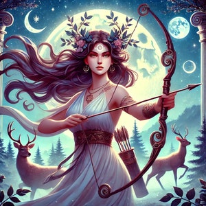 Artemis Divine Connection - The Goddess of the Hunt, Moon, and Wilderness