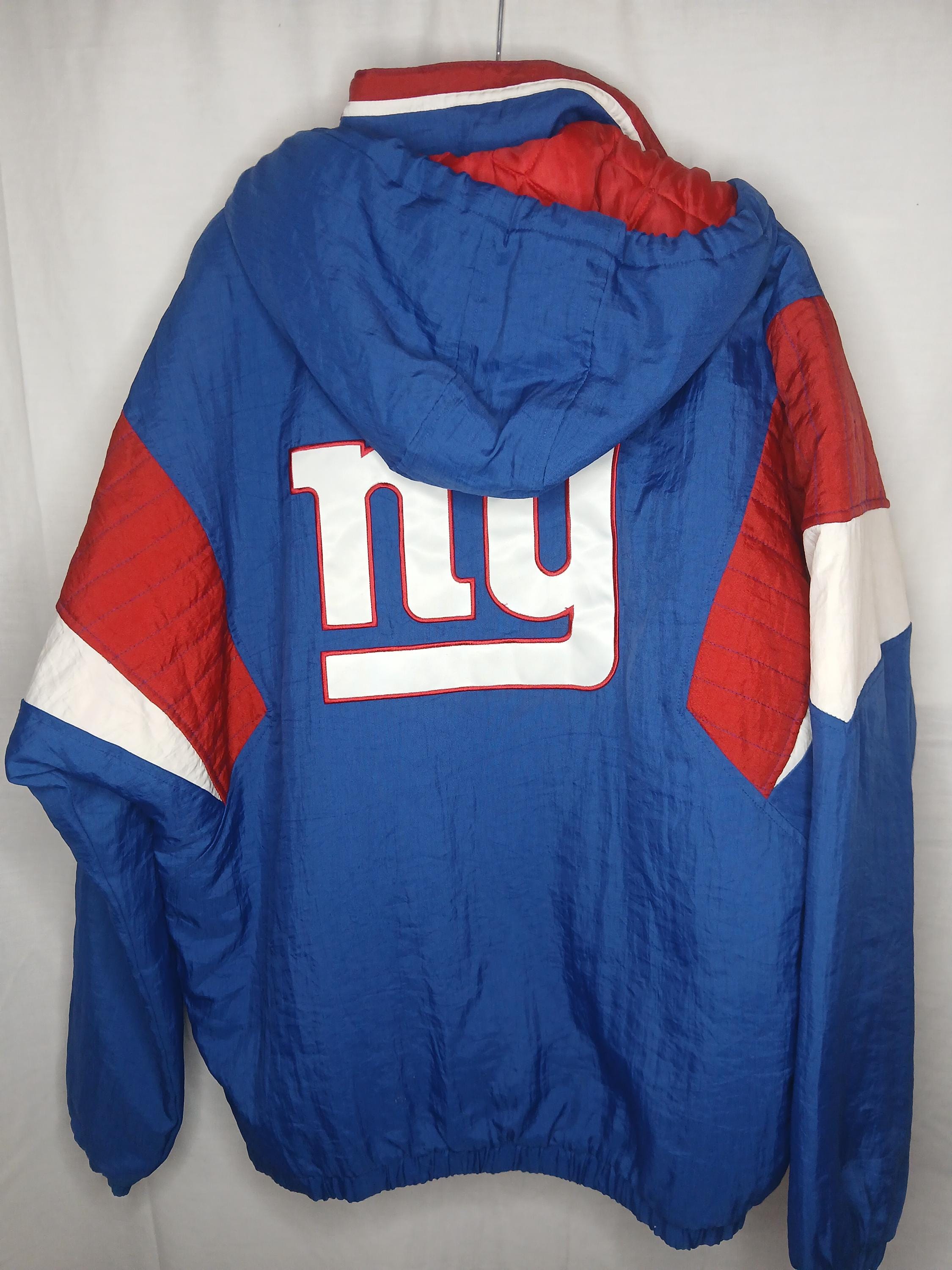 Vintage New York Giants Starter Jacket – 90s NFL Pullover XL