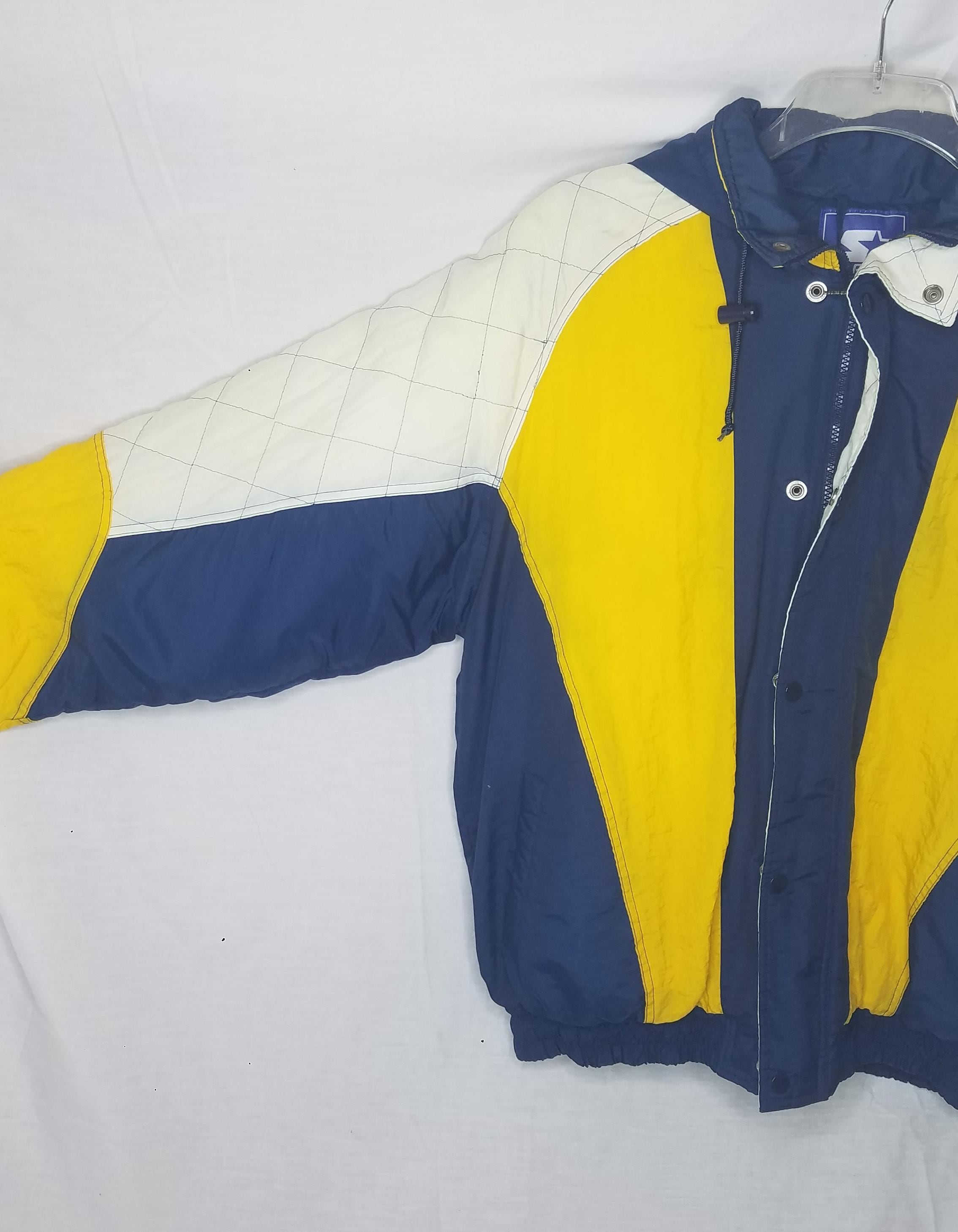 Notre Dame Fighting Irish Starter Jacket NFL Vintage Mens L Full