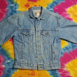 Levi&#39;s Large Jean Jacket Vintage Hip Jacket
