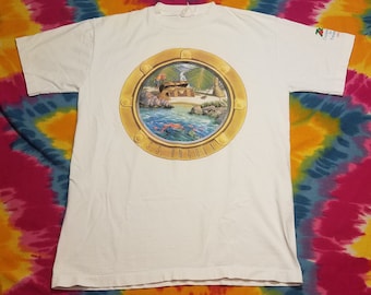 Camisa de hombre grande de una sola puntada Cruise-Un for Treasure 1993 de 7up