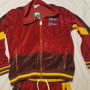 【新品　L】XLARGE VELOUR TRACK JACKET PANTS Puma Intense Red Wal Mens XL Jacket L Pants Tracksuit Track