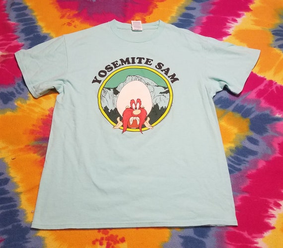 Sweat Vintage Yosemite Sam Le Pirate 1983 - Taille S, Couleur Jaune, Made In France, Occasion Très Bon état