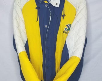 Notre Dame Fighting Irish Starter Jacket NFL Vintage Mens L Full