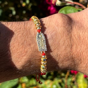 Religious Braided Bracelet San Judas/ Holy Mary / Virgen De Guadalupe/San Judas Mexican Jewelry