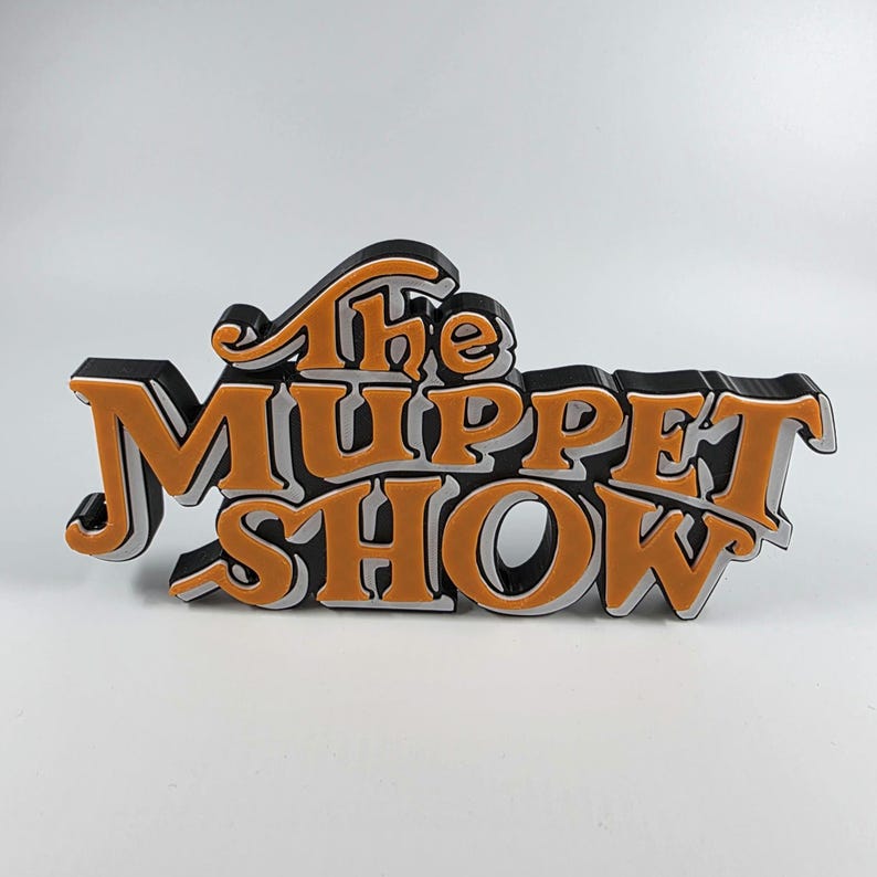 Muppet Show Logo Stand: 3D Printed Retro TV Collectible - Etsy Australia