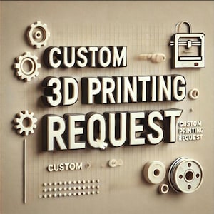 3D Printed Custom Order large / New & Past Designs