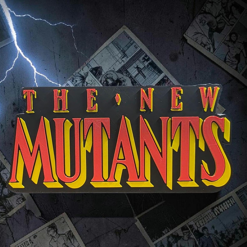 3D Printed the New Mutants Logo | Comic Book Decor - Etsy Canada