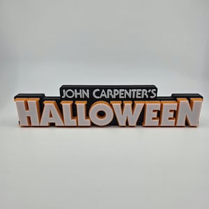 Halloween Logo Ständer - Horror Sammler Dekor
