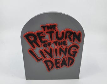 Return of the Living Dead 3D Printed Tombstone – 80s Horror Decor