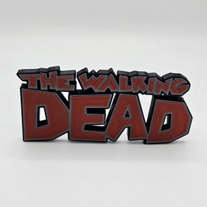 3D Printed The Walking Dead Comic Logo Stand | Shelf Display | Ultimate Horror Collectible