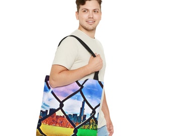 Original Central Park AOP Tote Bag para NYC Lover AOP Nyc Tote Bag Nyc Art Central Park Bag para estudiantes New York Tote para Tourist Nyc Passion