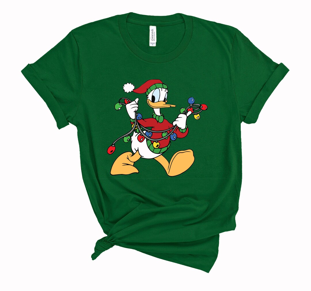 Christmas Donald Duck Shirt, Disney Christmas Shirt, Donald Duck Shirts