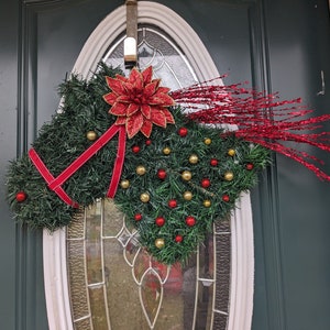 Christmas Horse Wreath