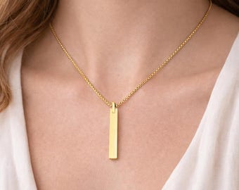 Tag pendant with a sleek stainless steel design, Turkish style known as Kör Kuş.
