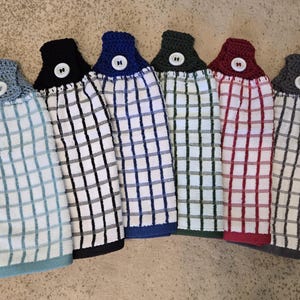 Toalha de cozinha de crochê dupla, 100% algodão, super grossa, altamente absorvente, ótima qualidade, acabamento artesanal.