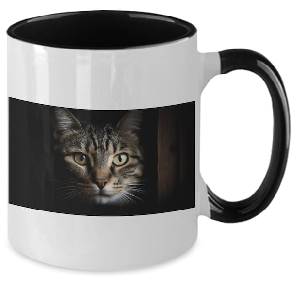 Cat portrait mug