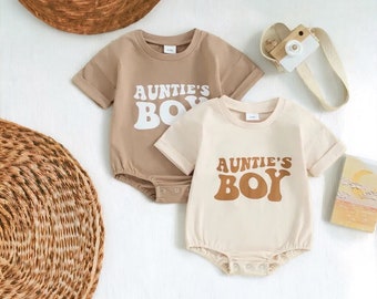 Auntie’s Boy Romper,Gift for Aunties,Baby Rompers,Cute Baby Rompers,Auntie’s Gift,Aunties Little Bestie Outfit,Baby Cute Outfits